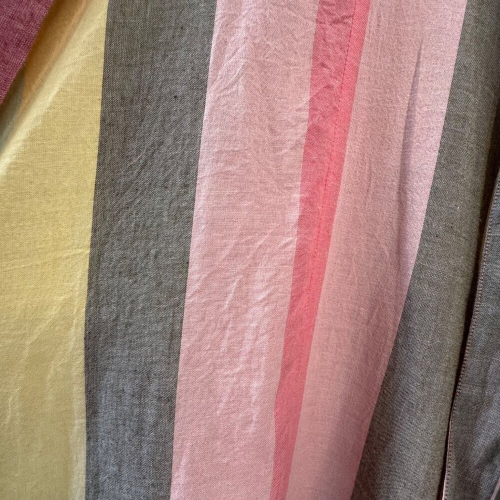 PINK CHICKEN Sterralda Maxi Dress Womens XS Rainbow Stripe Tie Back Sundress - Picture 5 of 9